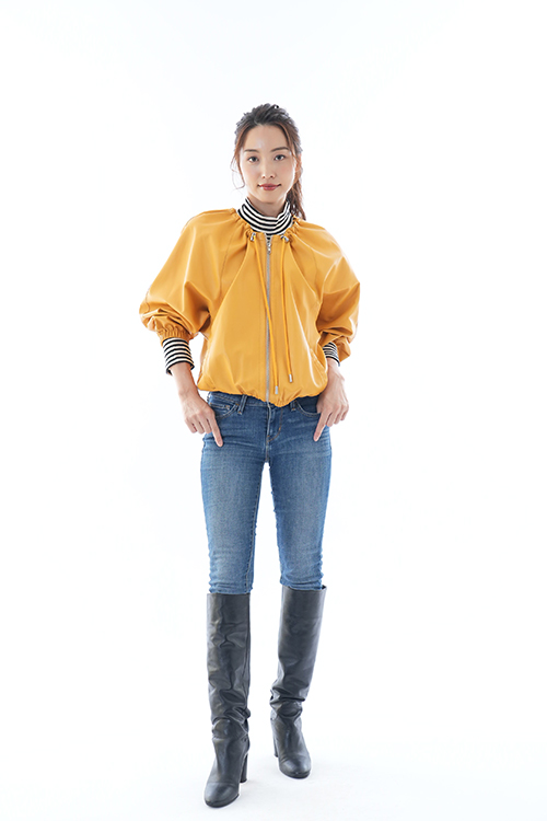 ラムレザーブルゾン